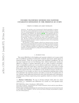 Fourier transform methods for pathwise covariance estimation in the
  presence of jumps