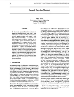 Dynamic Bayesian Multinets