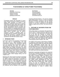 Conversation as Action Under Uncertainty