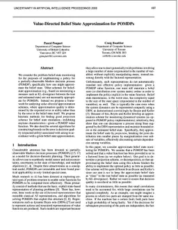 Value-Directed Belief State Approximation for POMDPs