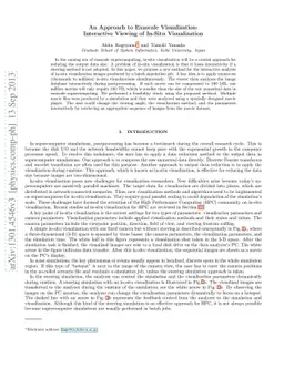 An Approach to Exascale Visualization: Interactive Viewing of In-Situ
  Visualization