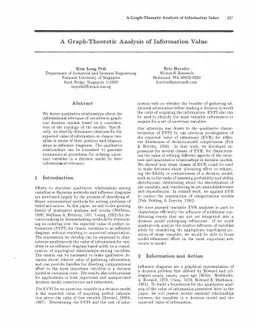 A Graph-Theoretic Analysis of Information Value