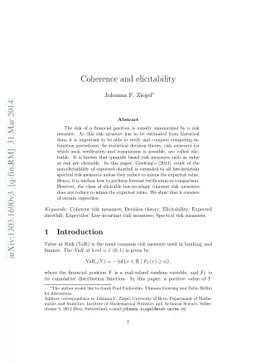 Coherence and elicitability