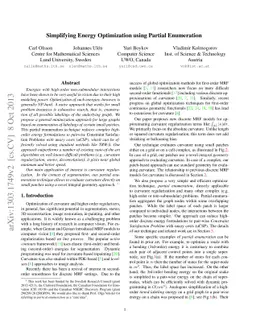 Simplifying Energy Optimization using Partial Enumeration