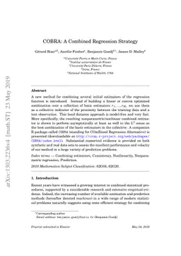 COBRA: A Combined Regression Strategy