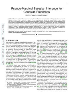 Pseudo-Marginal Bayesian Inference for Gaussian Processes