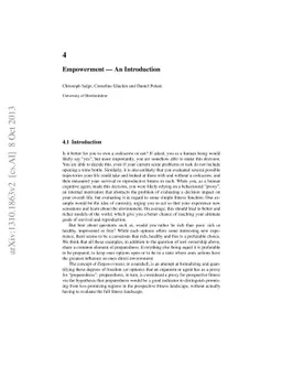 Empowerment -- an Introduction