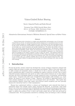 Vision-Guided Robot Hearing