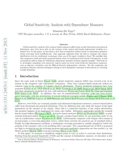 Global Sensitivity Analysis with Dependence Measures