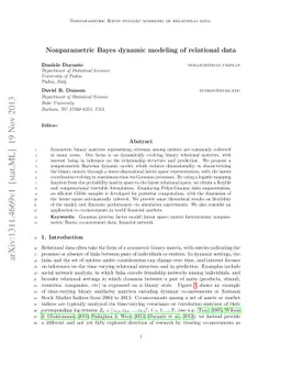 Nonparametric Bayes dynamic modeling of relational data