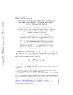 Convergence rates of eigenvector empirical spectral distribution of
  large dimensional sample covariance matrix