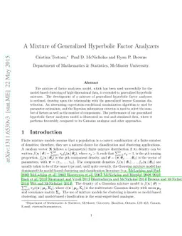 A Mixture of Generalized Hyperbolic Factor Analyzers