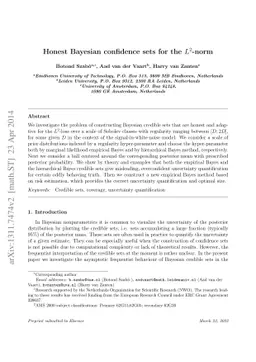 Honest Bayesian confidence sets for the L2-norm
