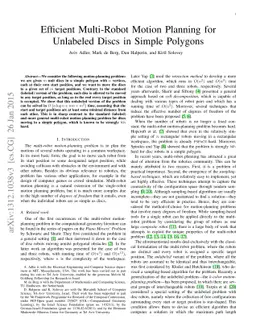 Efficient Multi-Robot Motion Planning for Unlabeled Discs in Simple
  Polygons