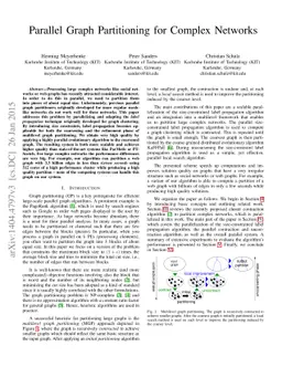 Parallel Graph Partitioning for Complex Networks