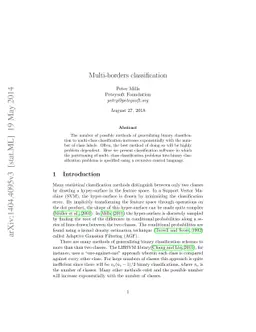 Multi-borders classification