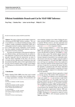 Efficient Semidefinite Branch-and-Cut for MAP-MRF Inference