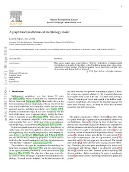 A graph-based mathematical morphology reader