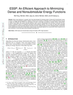 ESSP: An Efficient Approach to Minimizing Dense and Nonsubmodular Energy
  Functions
