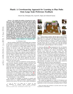 PlanIt: A Crowdsourcing Approach for Learning to Plan Paths from Large
  Scale Preference Feedback
