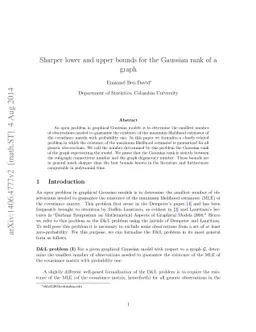Sharper lower and upper bounds for the gaussian rank of a graph