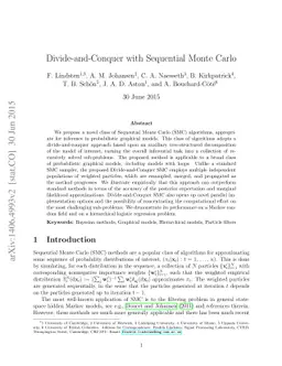 Divide-and-Conquer with Sequential Monte Carlo