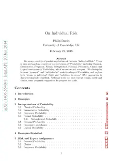On Individual Risk