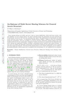 An Epitome of Multi Secret Sharing Schemes for General Access Structure