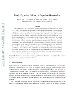 Block Hyper-g Priors in Bayesian Regression