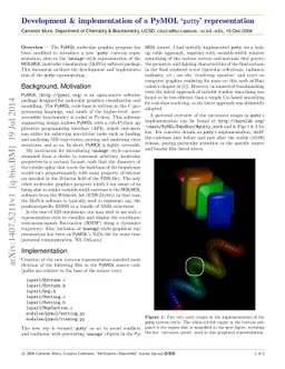 Development & Implementation of a PyMOL 'putty' Representation