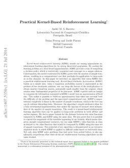 Practical Kernel-Based Reinforcement Learning