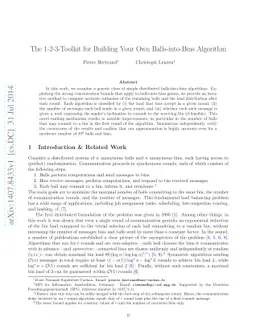 The 1-2-3-Toolkit for Building Your Own Balls-into-Bins Algorithm