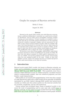 Graphs for margins of Bayesian networks