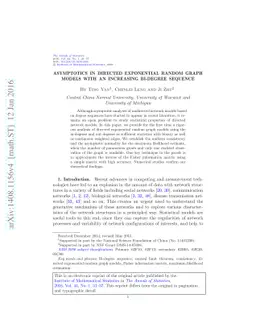 Asymptotics in directed exponential random graph models with an
  increasing bi-degree sequence
