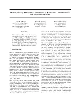 From Ordinary Differential Equations to Structural Causal Models: the
  deterministic case