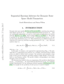 Sequential Bayesian inference for static parameters in dynamic state
  space models