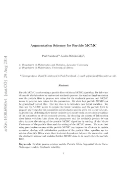 Augmentation Schemes for Particle MCMC