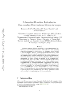 F-formation Detection: Individuating Free-standing Conversational Groups
  in Images