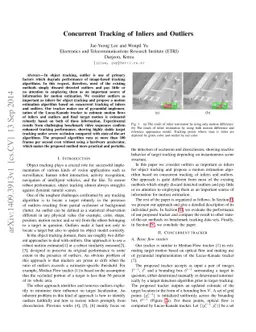 Concurrent Tracking of Inliers and Outliers