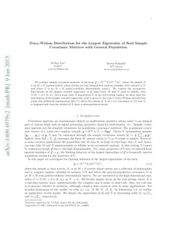 Tracy-Widom Distribution for the Largest Eigenvalue of Real Sample
  Covariance Matrices with General Population