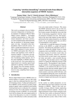 Capturing "attrition intensifying" structural traits from didactic
  interaction sequences of MOOC learners