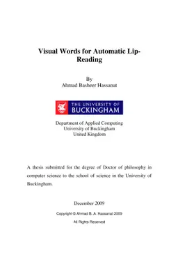 Visual Words for Automatic Lip-Reading