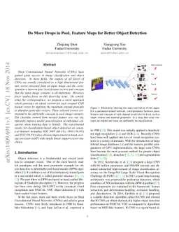 Do More Dropouts in Pool5 Feature Maps for Better Object Detection