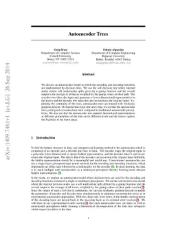 Autoencoder Trees