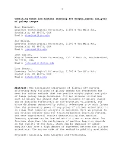 Combining human and machine learning for morphological analysis of
  galaxy images