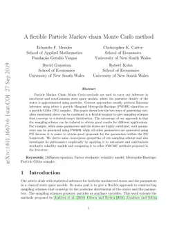 A flexible Particle Markov chain Monte Carlo method