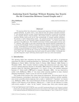 Analyzing Search Topology Without Running Any Search: On the Connection
  Between Causal Graphs and h+