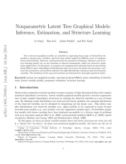 Nonparametric Latent Tree Graphical Models: Inference, Estimation, and
  Structure Learning