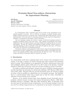 Proximity-Based Non-uniform Abstractions for Approximate Planning