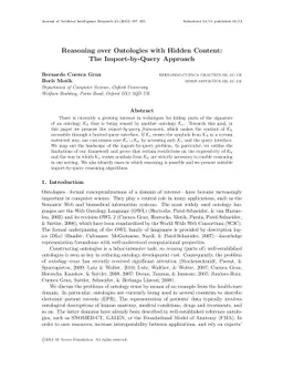 Reasoning over Ontologies with Hidden Content: The Import-by-Query
  Approach